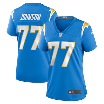 womens nike zion johnson powder blue los angeles chargers pl